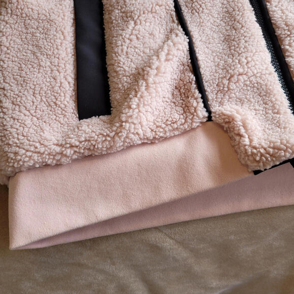 Moose Knuckle Sherpa Jacket Hoodie 3XL XXXL Light Pink Authenicated - Picture 7 of 9